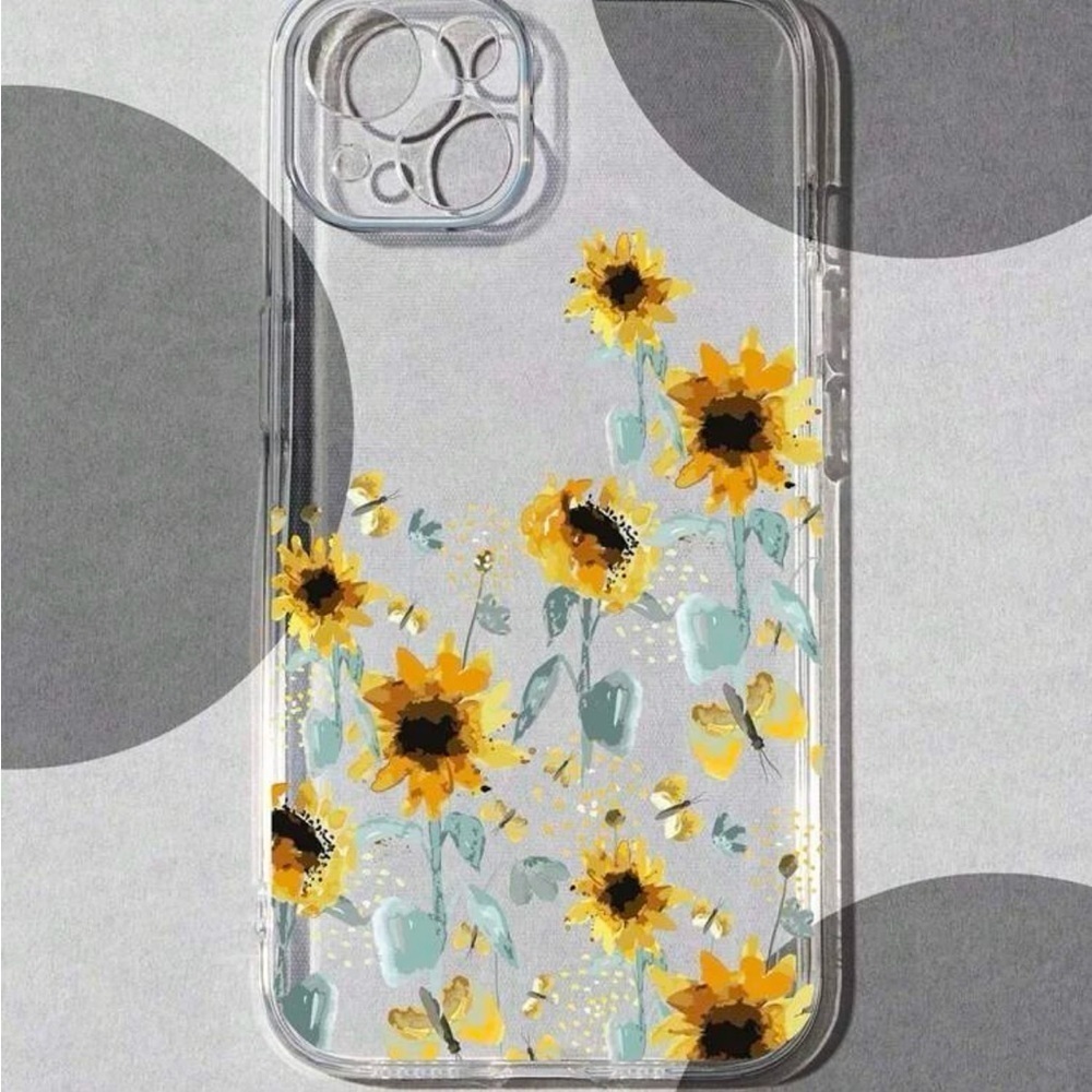 ⚠️Clearance iPhone 15/Pro/Pro Max Cute Sunflower Phone Case - Picture 2 of 5